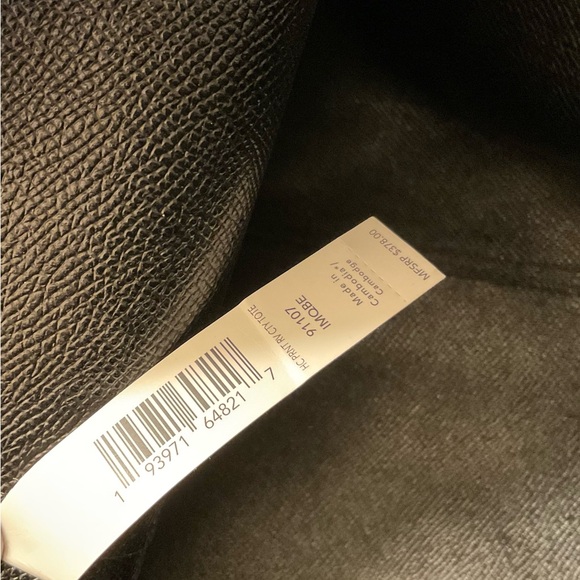 Coach Horse & Carriage Print Reversible City Tote - Black - Picture 13 of 15